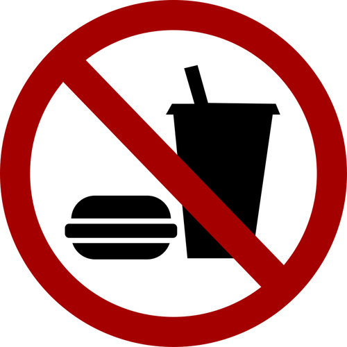 No Food And Drink Image Clipart