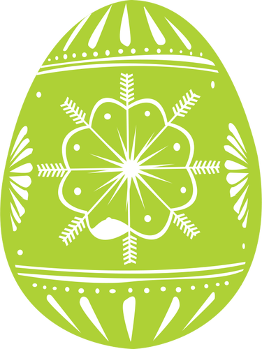 Green Easter Egg Clipart