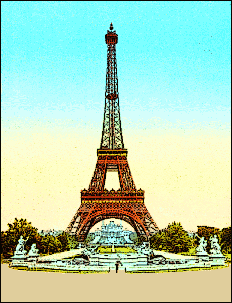Free Eiffel Tower 1 Page Of To Clipart