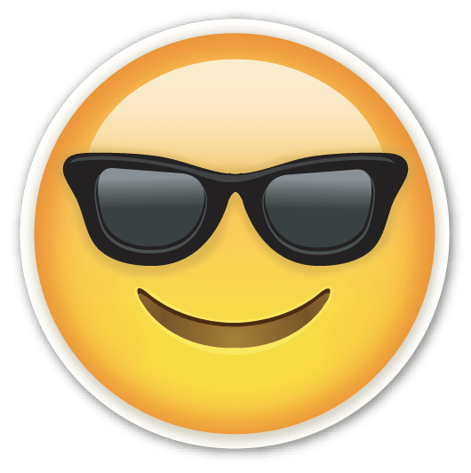 Emoticon Sunglasses Smiley Villain Emoji With Icon Clipart