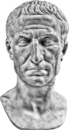 Julius Caesar Statue Clipart
