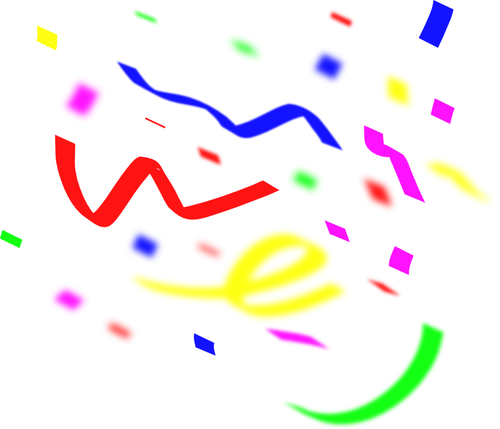 Color Confetti Clipart
