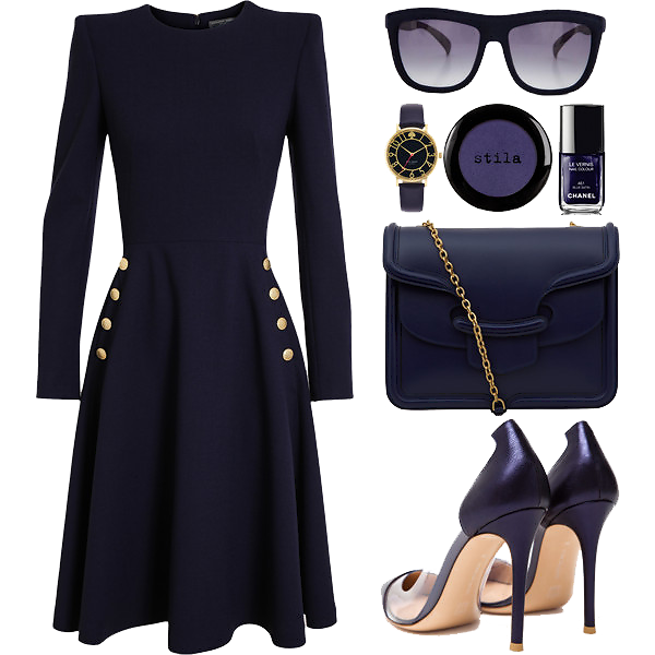 Little Fashion With Dress Designer Black Workplace Clipart