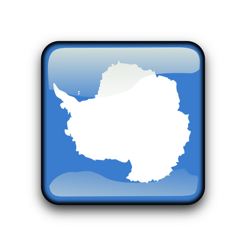 Antarctica Flag Button Clipart