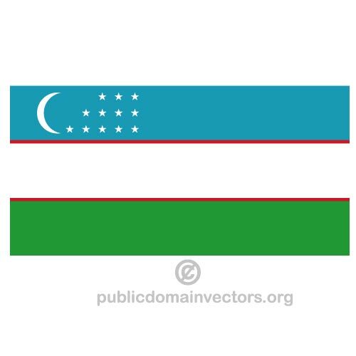 Uzbekistan Flag Clipart