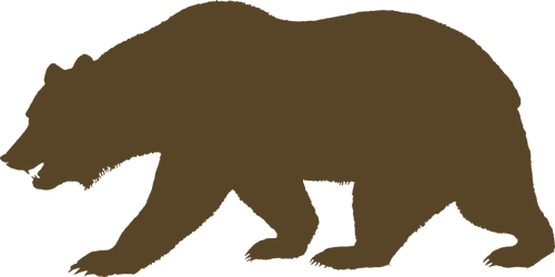 Of Bear From The Flag Of California Clipart