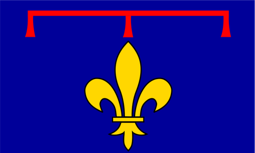 Alternate Provence Region Flag Clipart