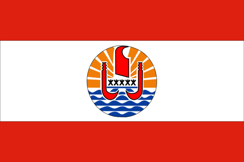 Flag Of French Polynesia Clipart