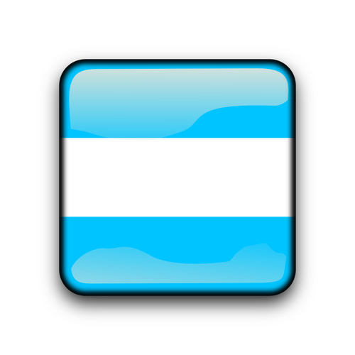 Argentina Glossy Button Flag Clipart