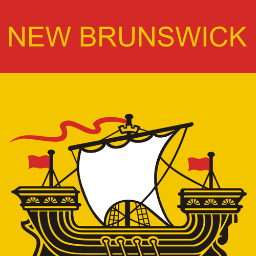 New Brunswick Flag Clipart