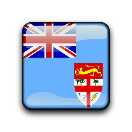 Fiji Flag Button Clipart