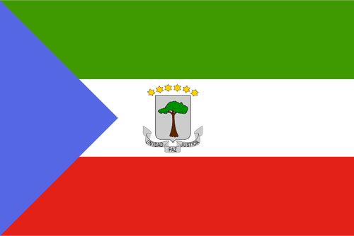 Of Flag Of Equatorial Guinea Clipart