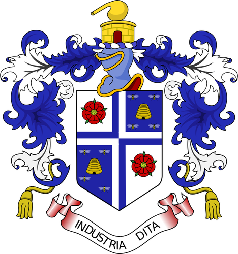 Of Coat Of Arms Of Industria Dita Clipart