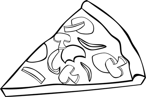 Of A Pepperoni Pizza Clipart