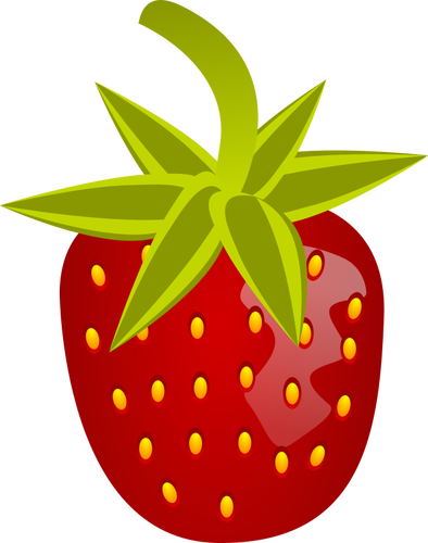 Of Sweet Soft Red Fruit Clipart
