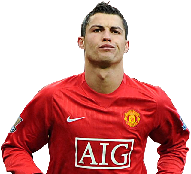 Cristiano Ronaldo Football F.C. United Manchester Jersey Clipart