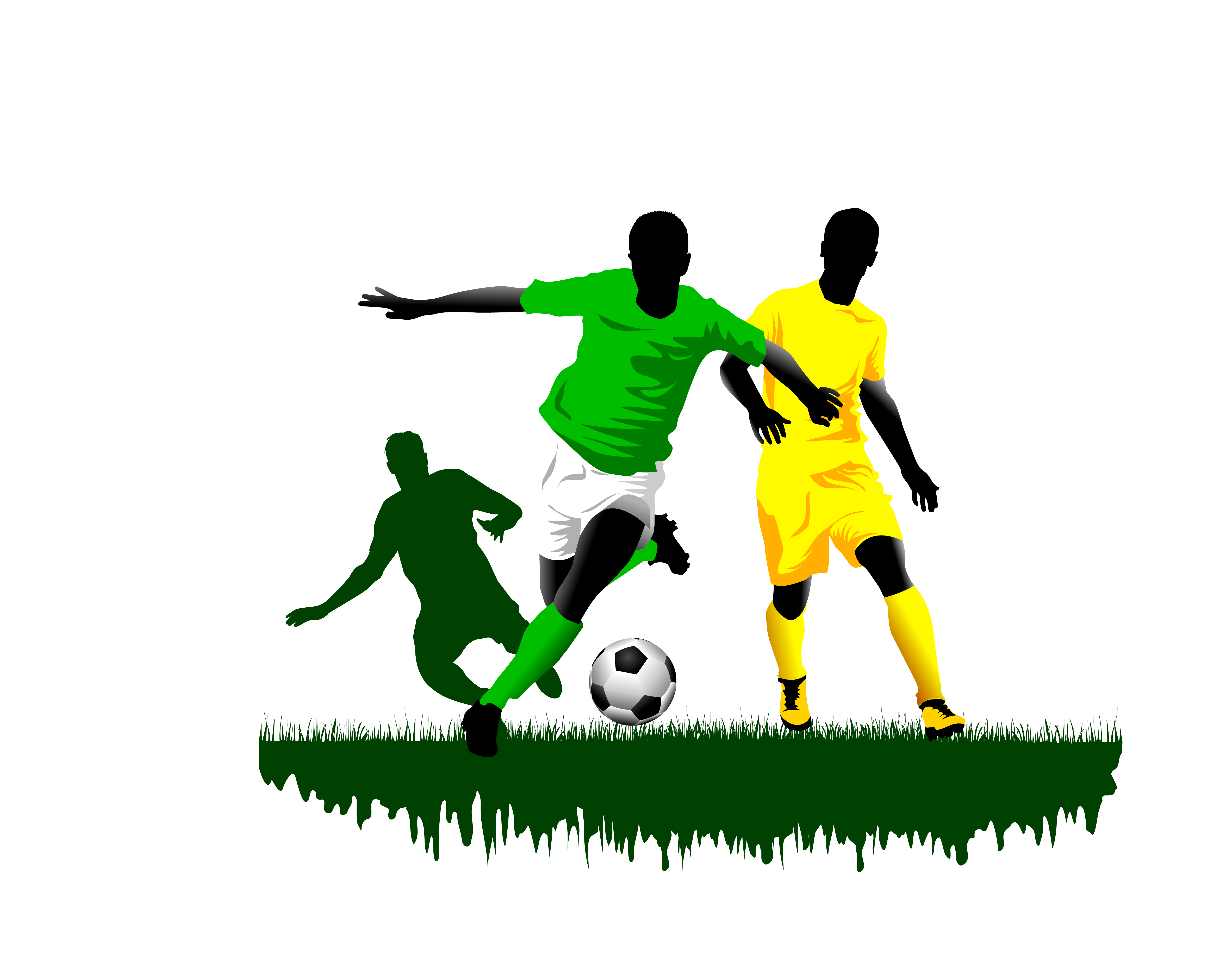 Player Football Silhouette Kick PNG Free Photo Clipart