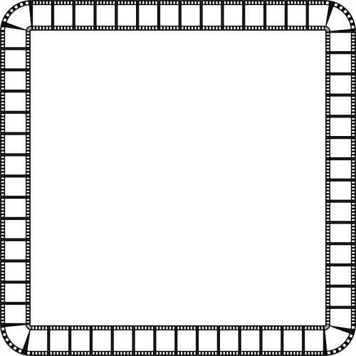 Film Strip Square Frame Clipart