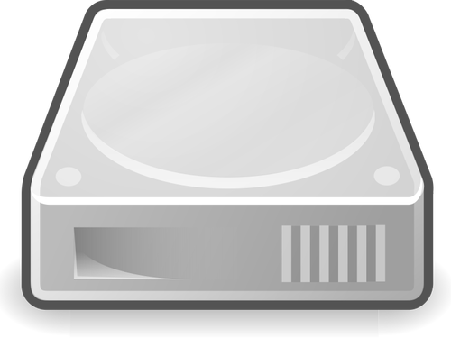 Of Thick Border Hard Disc Icon Clipart