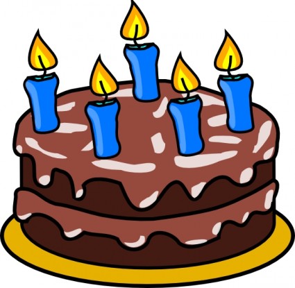 Free Birthday Birthday Cake Vector In Open Clipart