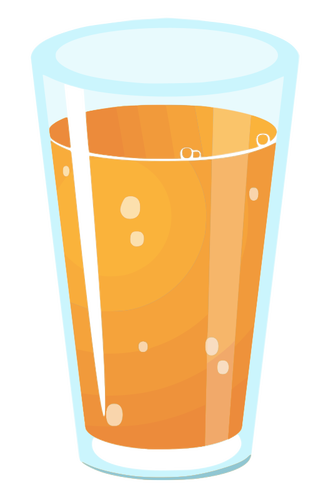 Realistic Of Glass Of Juice Clipart