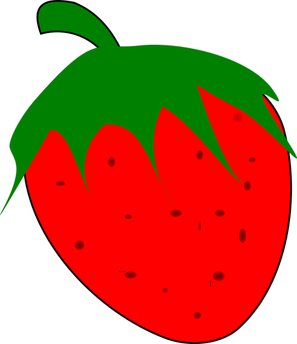 Red Strawberry Clipart