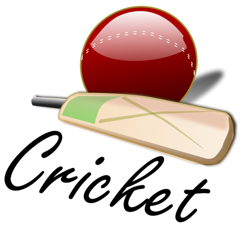 Cricket Bat And Ball Clipart
