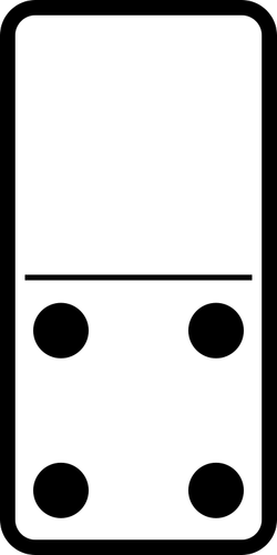 Domino Tile 0-4 Clipart