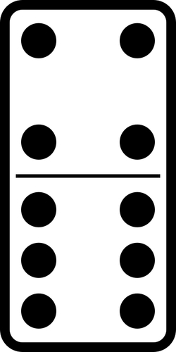Domino Tile 4-6 Clipart