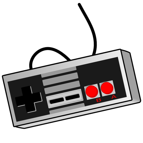 Old Style Game Controller Clipart