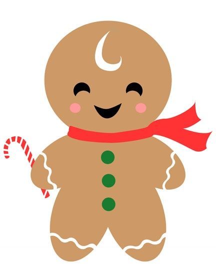 Christmas Gingerbread Man Gingerbread Image Clipart Clipart