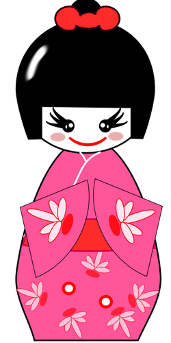 Japanese Traditional Lady Clipart