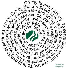Girl Scouts On Girl Scout Swap Cookie Clipart