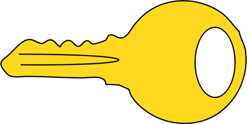 Of Gold Door Key Clipart