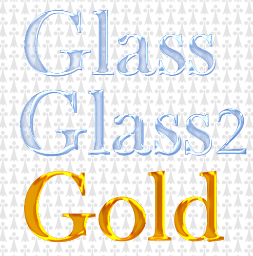 Of Glass And Gold Filters Text Clipart