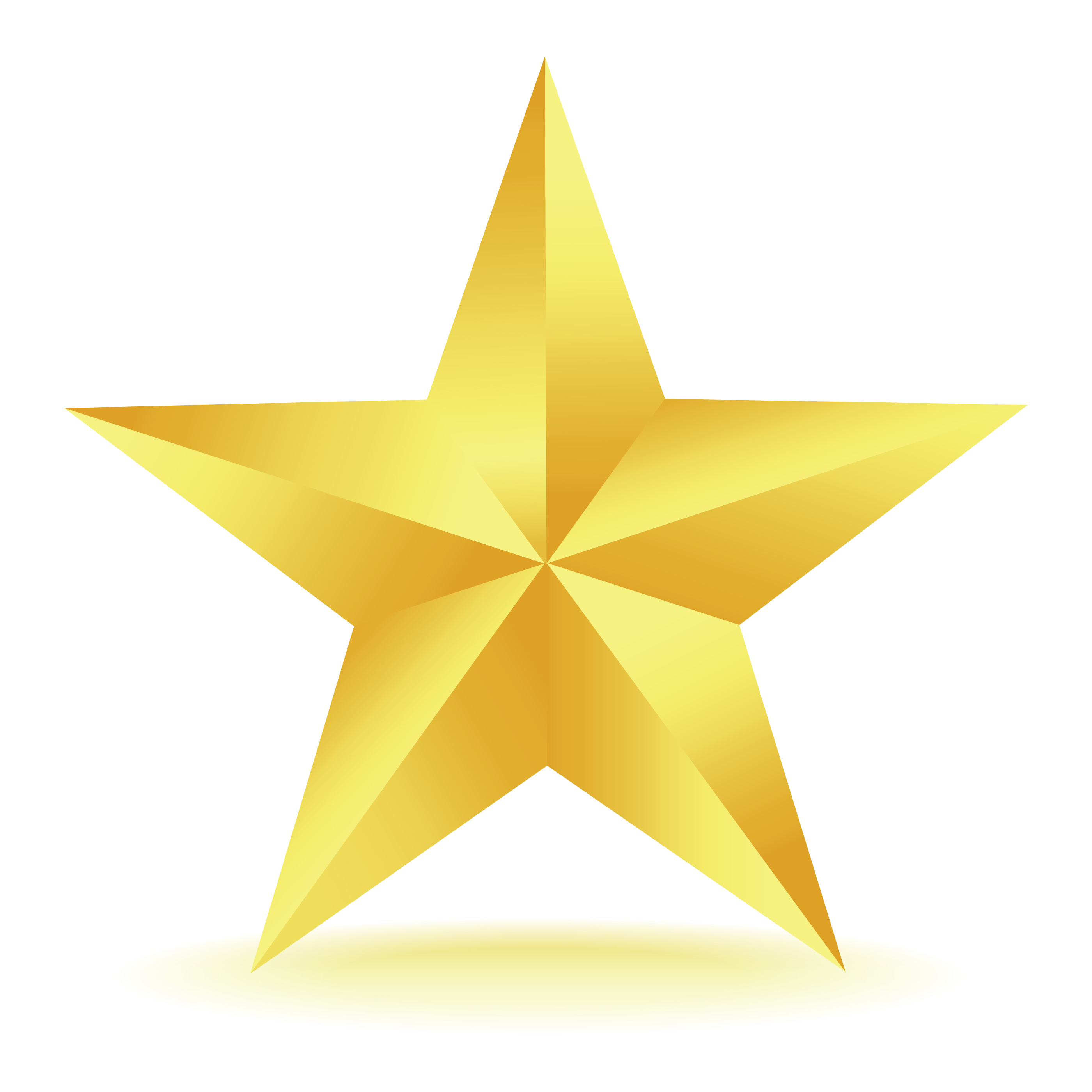 Gold Star Hd Image Clipart