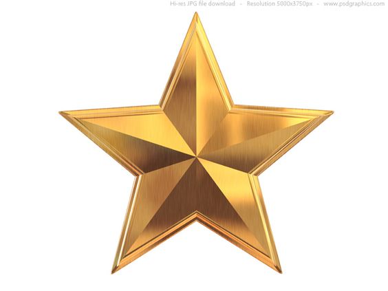 Gold Star Png Images Clipart