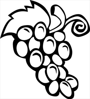 Grapes Black And White Images Free Download Png Clipart