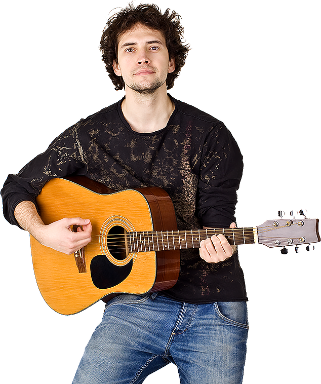 Tiple Guitar Cavaquinho Acoustic-Electric Acoustic Playing Man Clipart