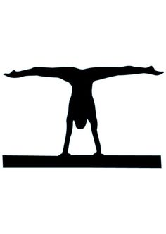 Gymnastics Silhouettes On Gymnastics Silhouette And Clipart