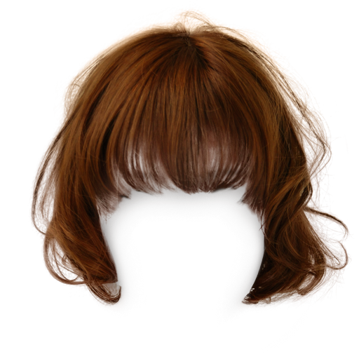 Wig Brown Hairstyle Short Pull Photos Hair Clipart