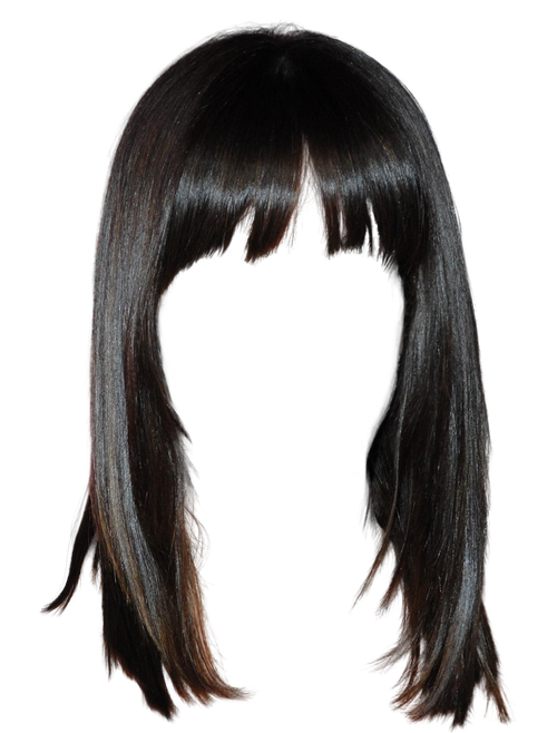 Wig Pull Hairstyle Lace Material Style Long Clipart