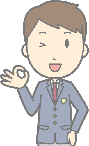 Winking Dude Clipart
