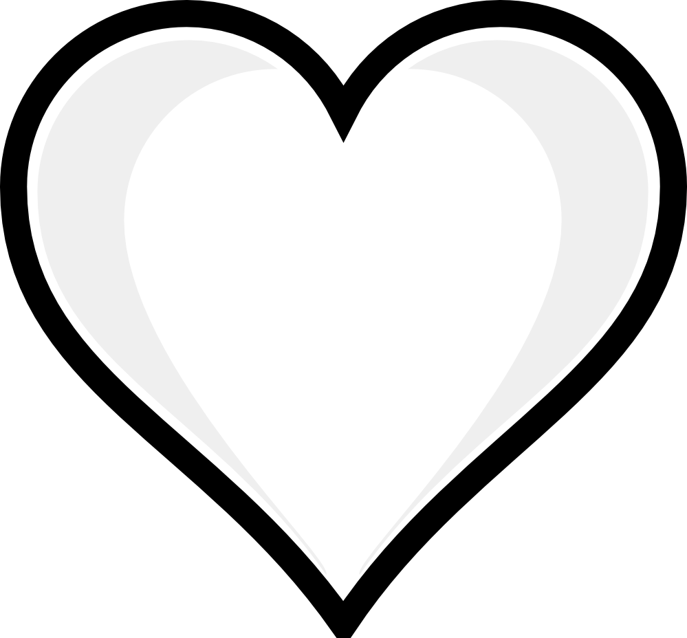 Valentine Hearts Black And White Valentine Week Clipart