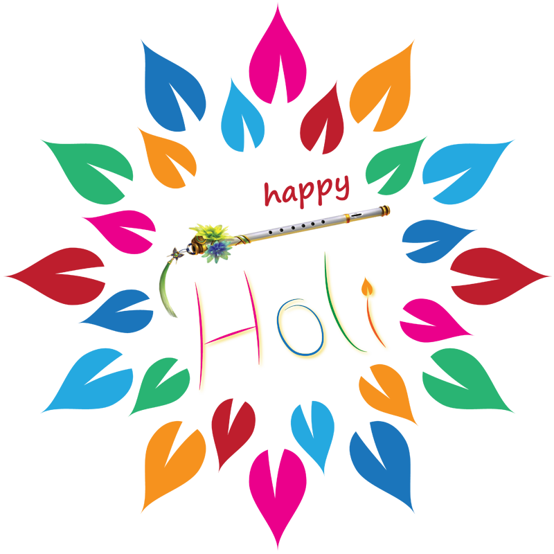 Festival Petal Holi Colorful Text Download Free Image Clipart
