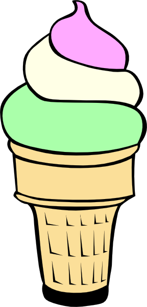 Ice Cream Sundae Ice Cream At Vector Clipart