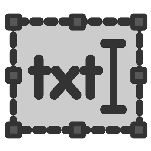 Text Box Tool Icon Clipart
