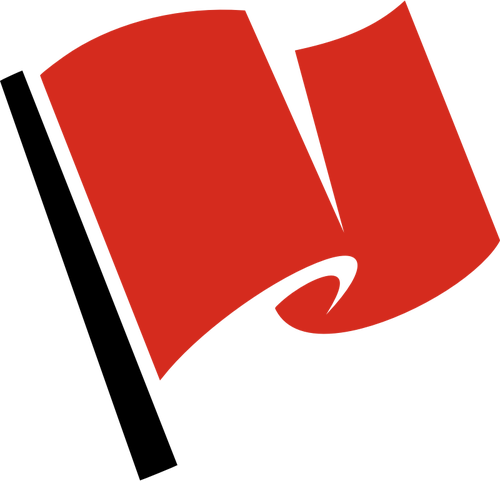 Red Flag Icon Clipart