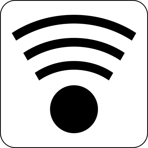 Of Black And White Wireless Icon Clipart