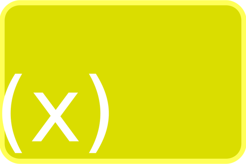 Yellow Function Icon Clipart